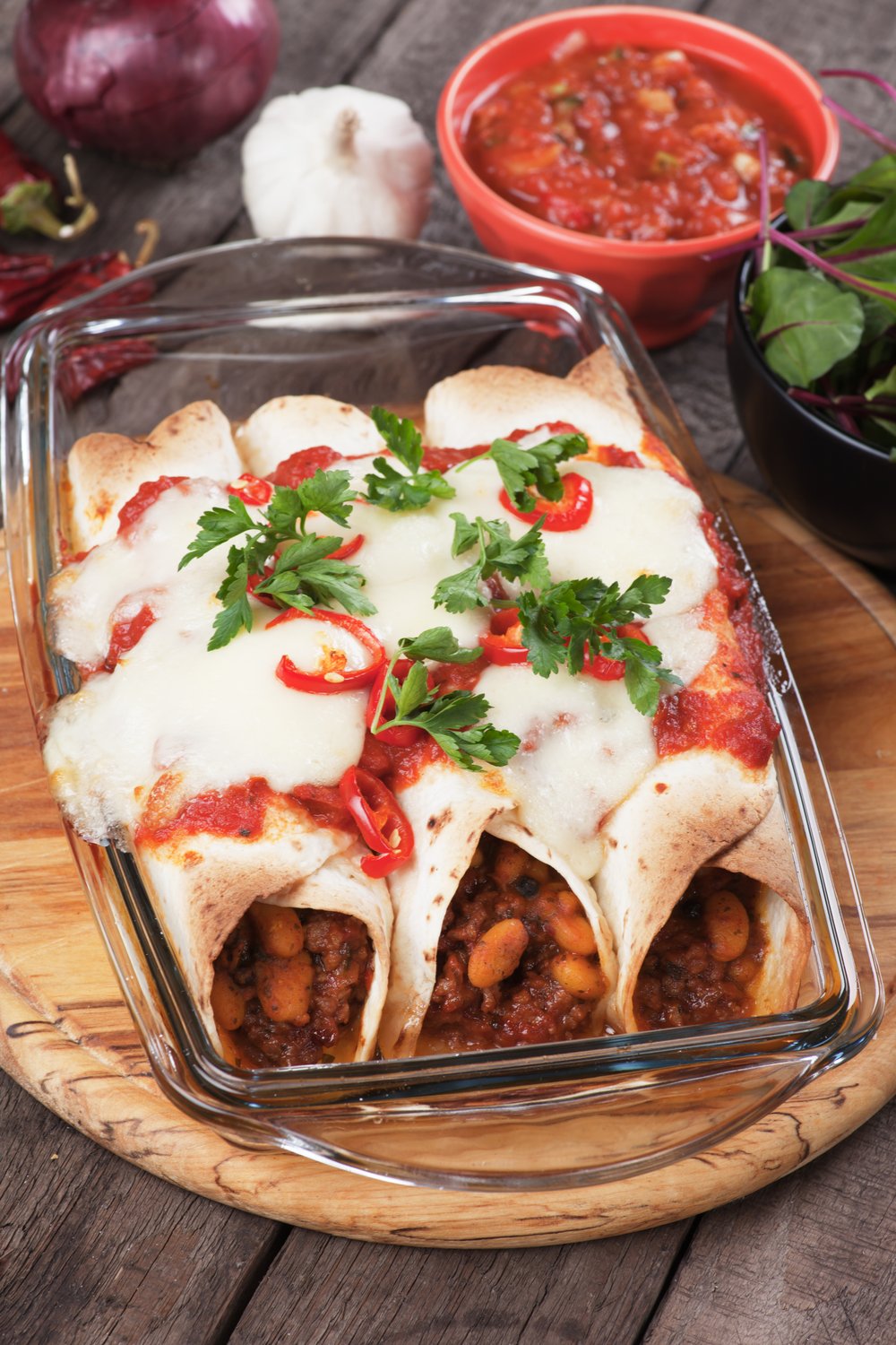 Hearty Beef And Veggies Tortilla Wraps