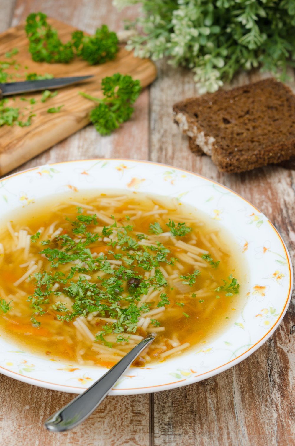 Creative Chicken Noodles Soup