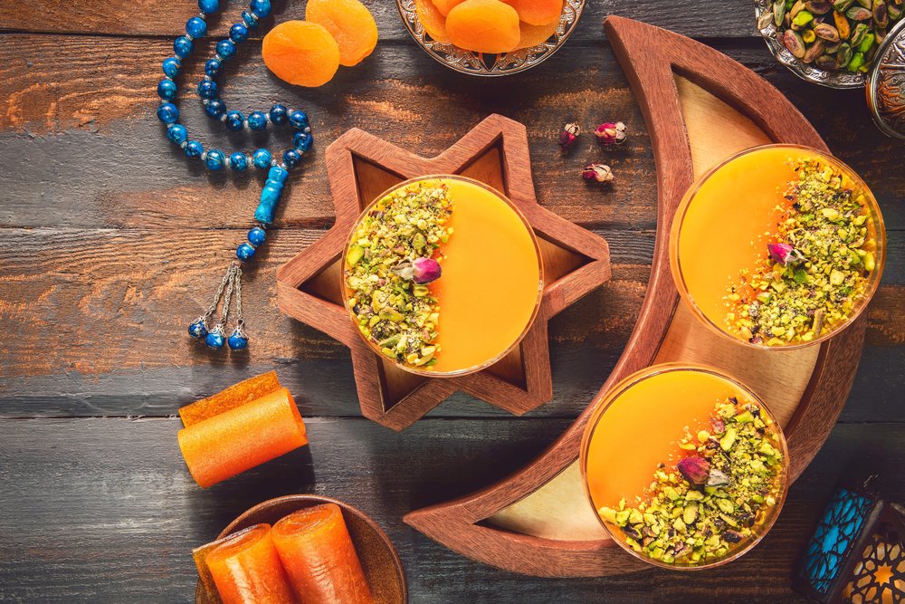 Qamar-el-din Apricot Pudding