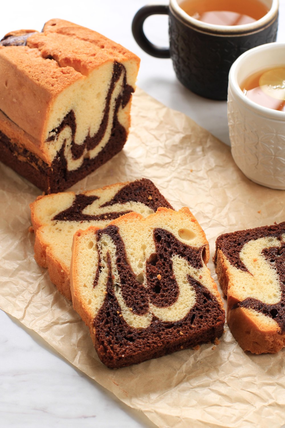 Fluffy Marble Cake