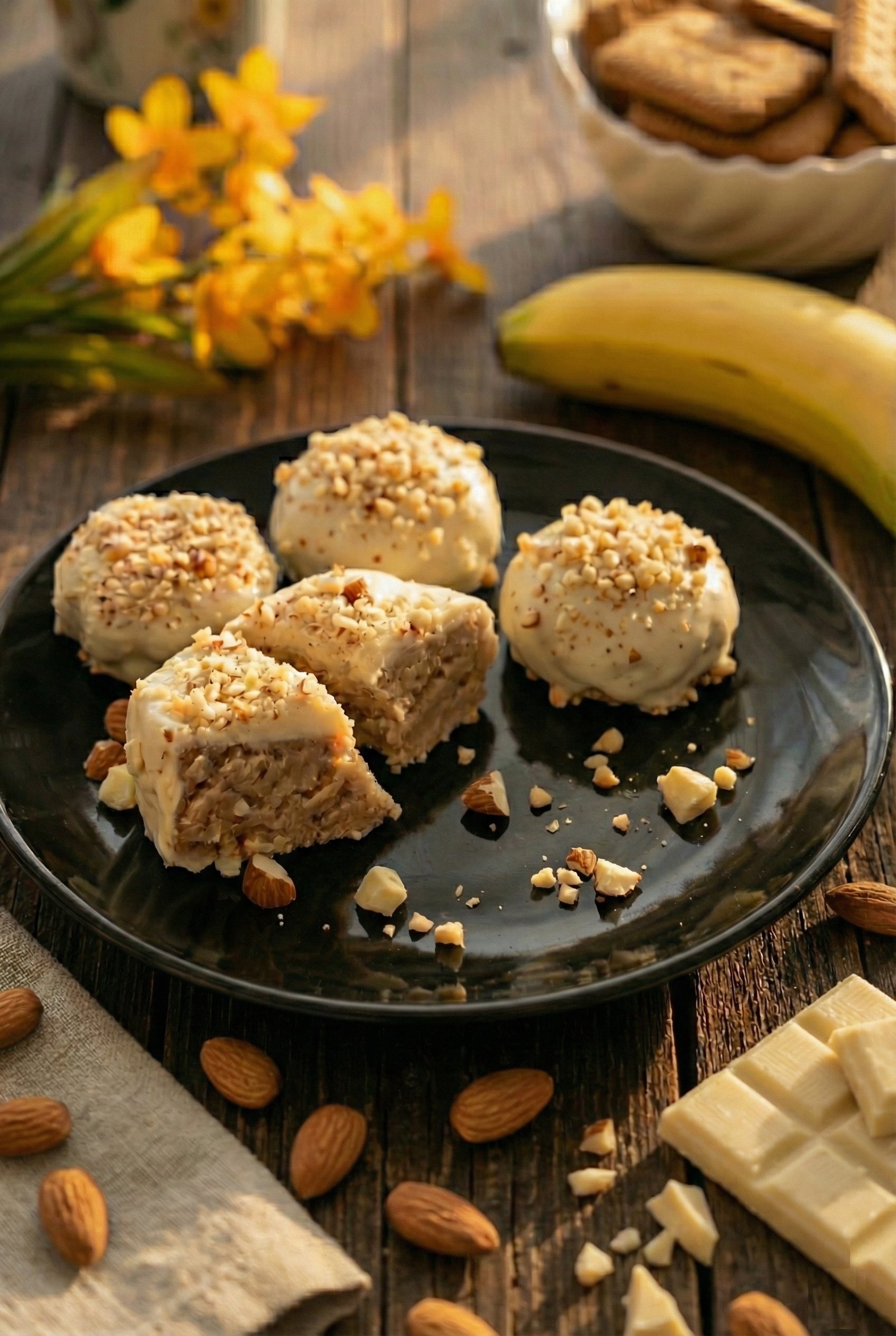 Banana & Biscuit White Chocolate Bliss